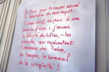 Extrait d'un texte de Rimbaud